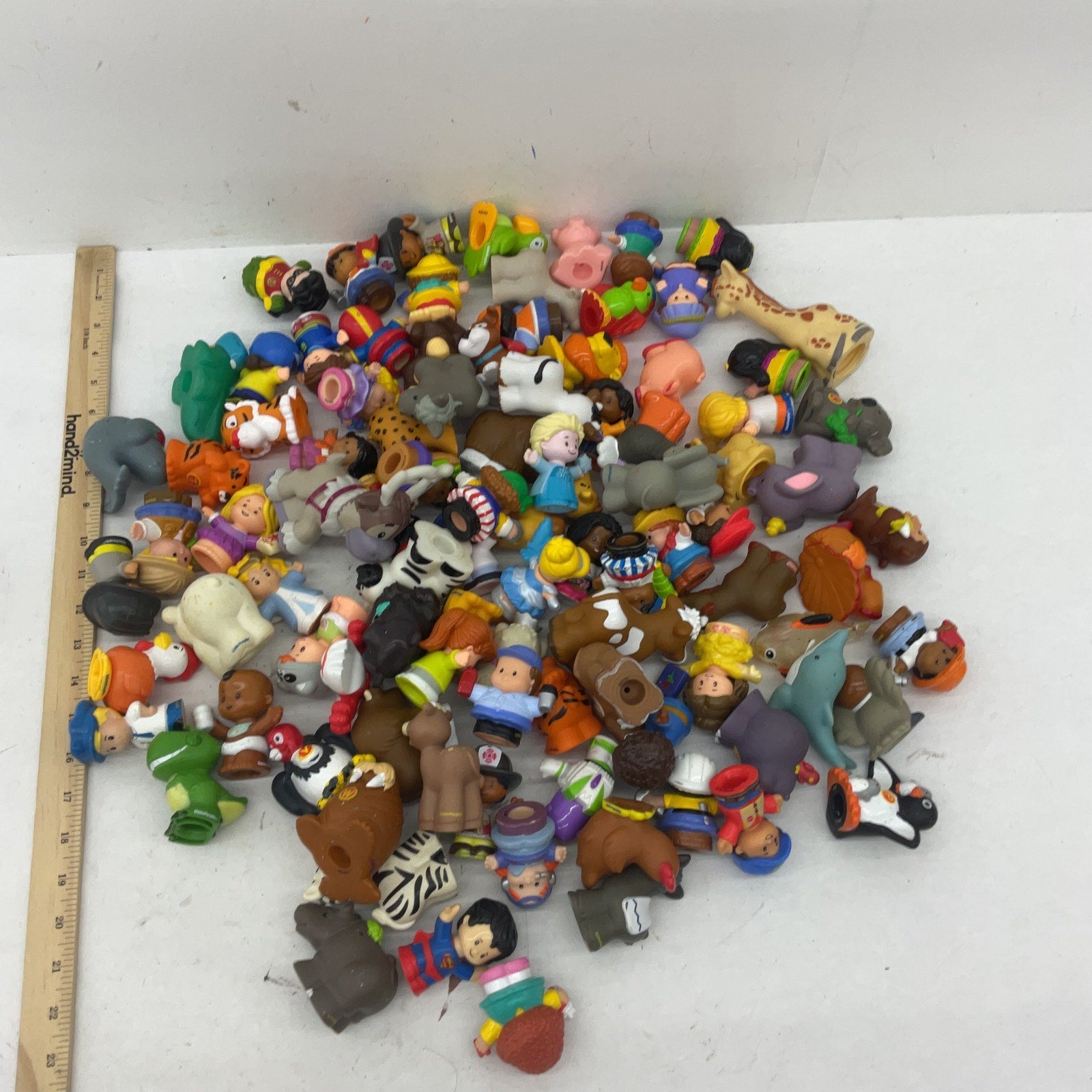 Fisher Price Little People Animals Humans Character Figures Preowned LOT 7 lbs - Warehouse Toys