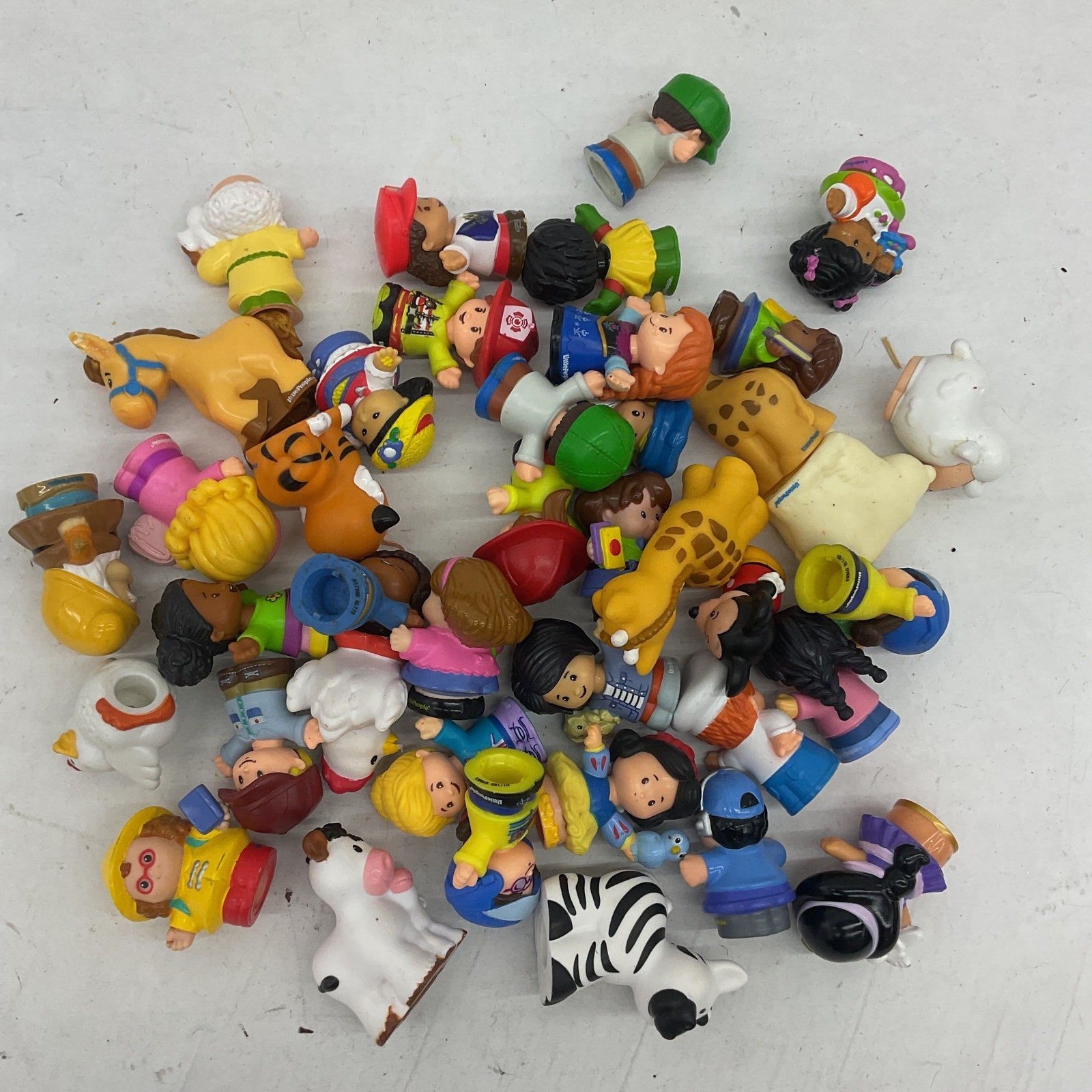 Fisher Price Little People Animals Humans Character Figures Preowned Snow White - Warehouse Toys