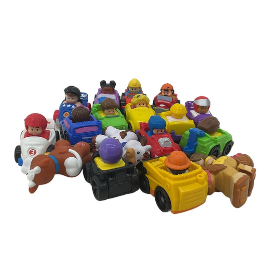 Fisher - Price Little People Cars Action Figure Toys Lot Multicolor Preowned - Warehouse Toys