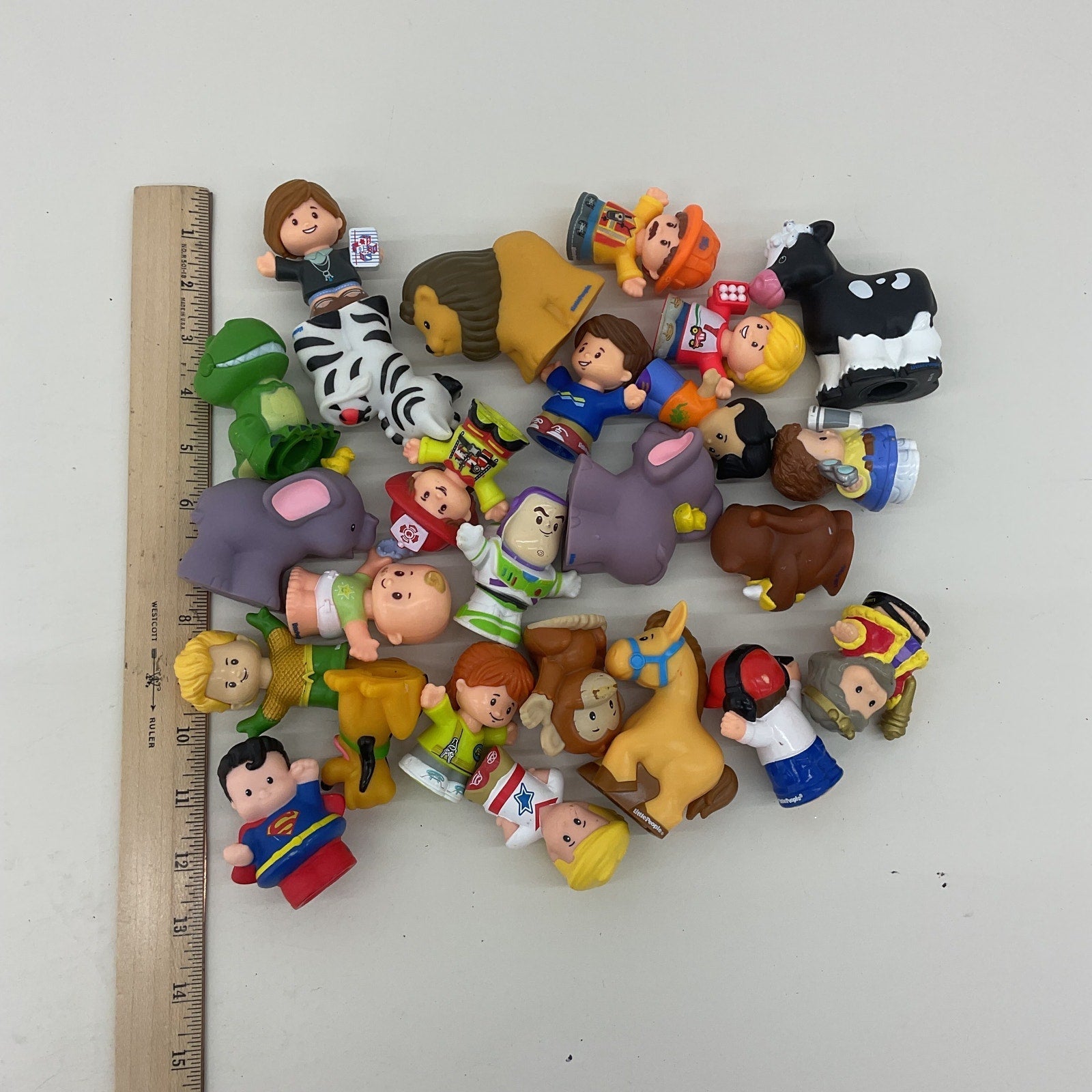 Fisher Price Little People Character Toy Figure LOT Disney Toy Story Marvel Cow - Warehouse Toys