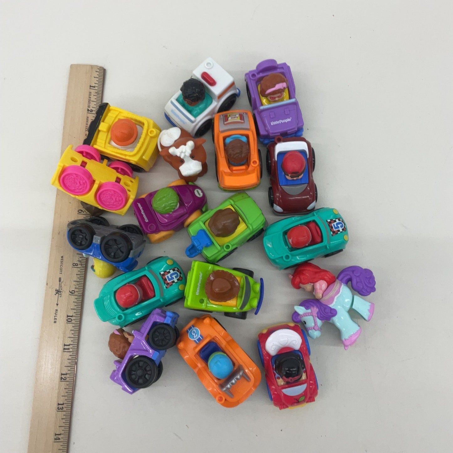 Fisher Price Little People Chunky Character Toy Cars Vehicles Figures LOT - Warehouse Toys