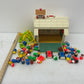 Fisher Price Little People Figures Preowned LOT & School House w/ Chalk Board - Warehouse Toys