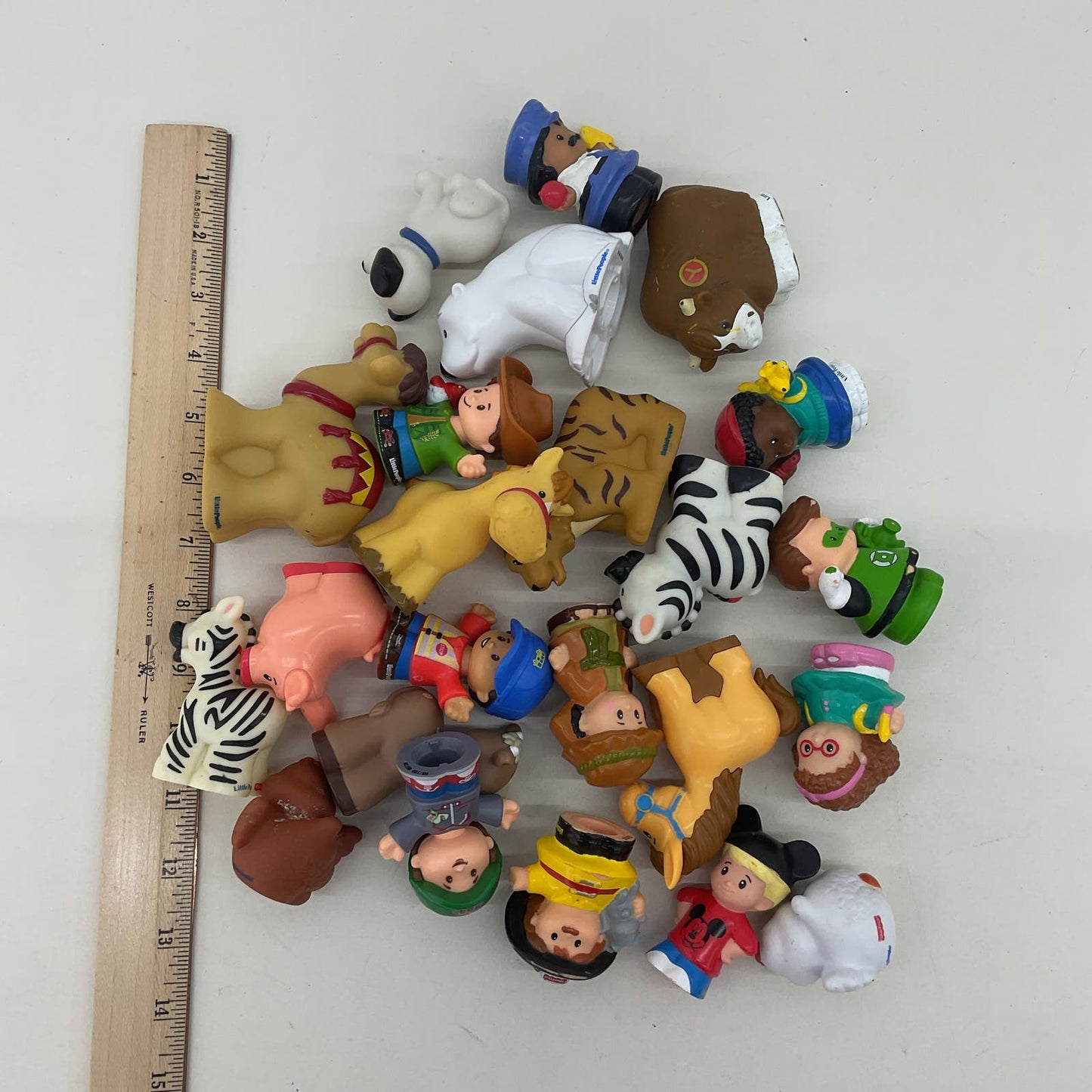 Fisher-Price Mixed Little People Figures Toys LOT Animals Loose Used - Warehouse Toys