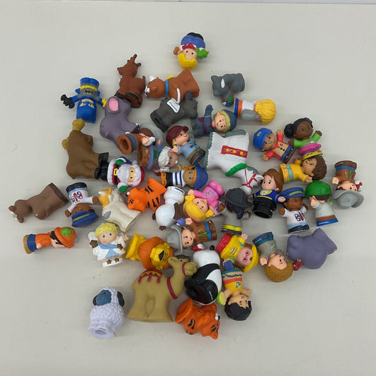 Fisher Price Mixed Various Little People Figures Animals Characters Used Loose - Warehouse Toys