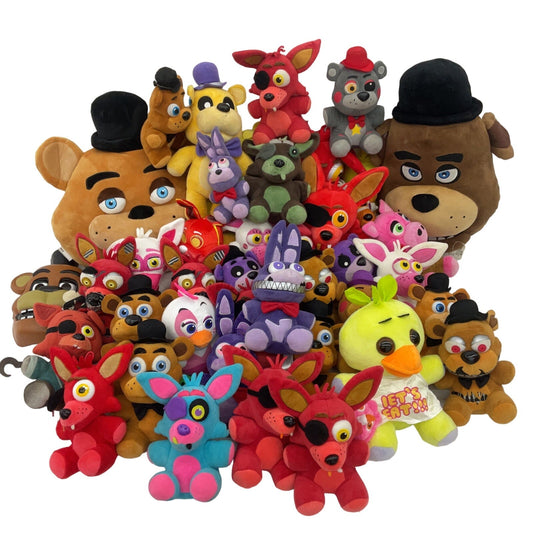 FNAF Five Nights At Freddy's Character Plush Dolls Toys LOT 12 lbs Preowned - Warehouse Toys