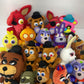 FNAF Five Nights At Freddy's Character Plush Dolls Toys LOT 5 lbs Sundrop Foxy - Warehouse Toys