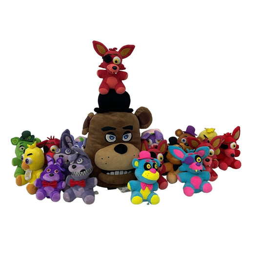 FNAF Five Nights At Freddy's Character Plush Dolls Toys LOT Preowned Foxy Bonnie - Warehouse Toys