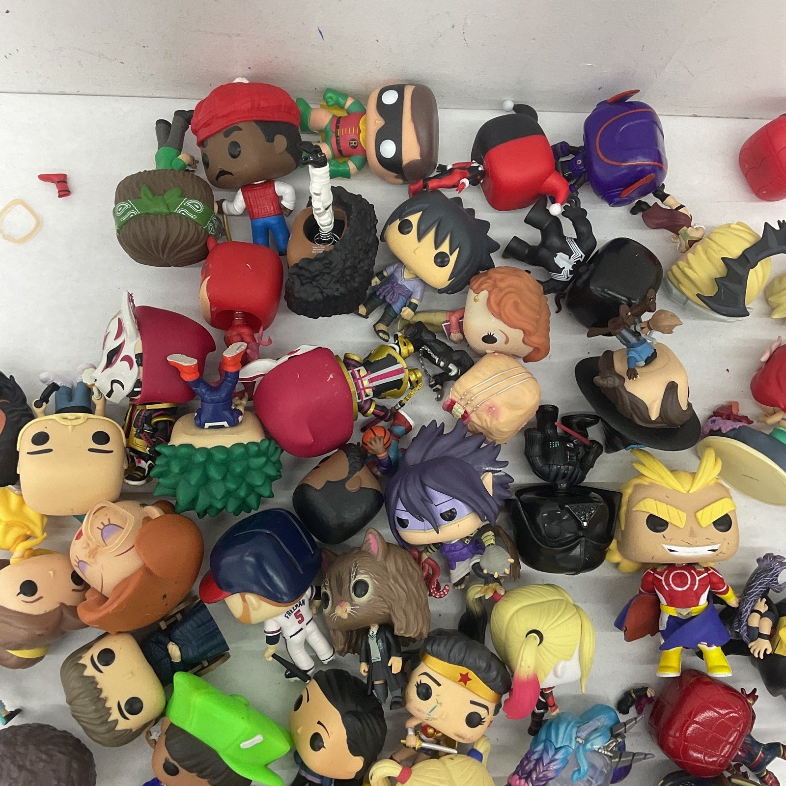 Funko Pop & Other Vinyl Designer Toy Figures 10 lbs Geeky Character Preowned LOT - Warehouse Toys