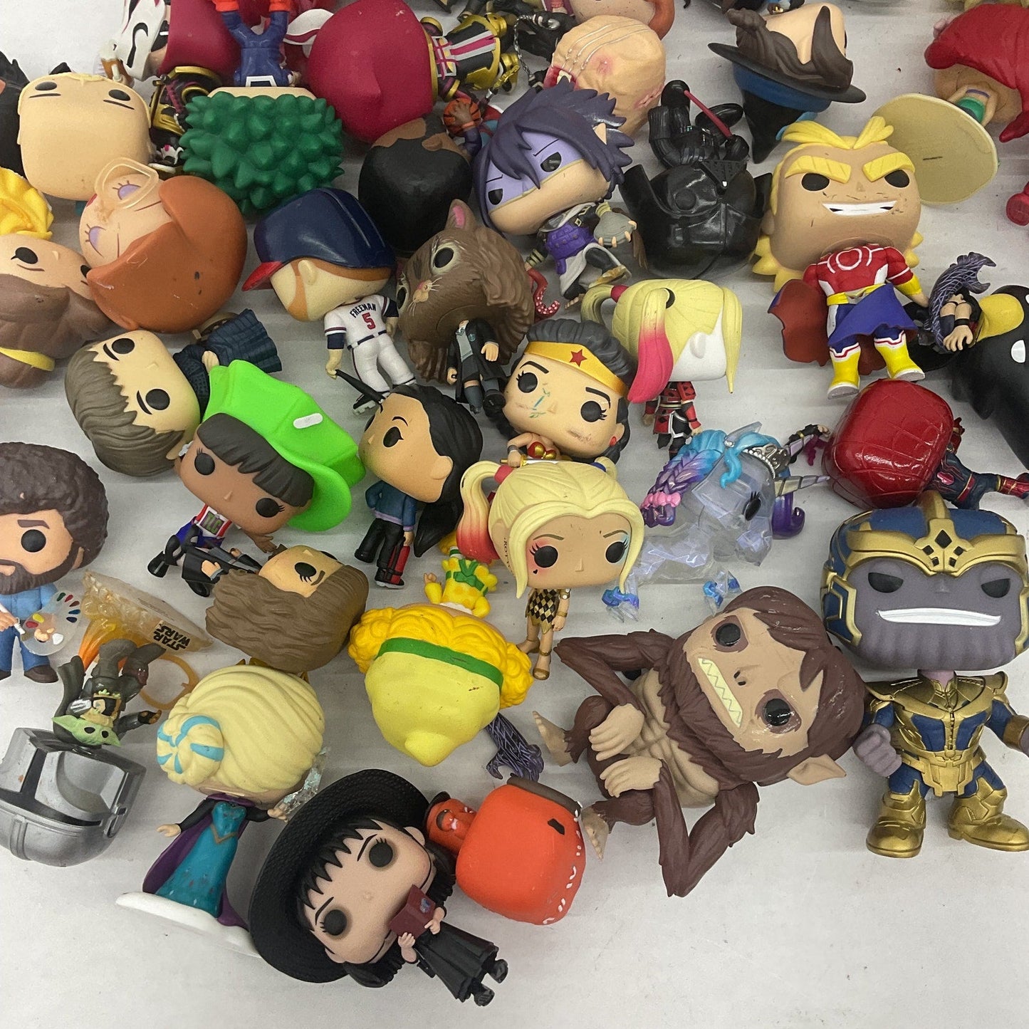 Funko Pop & Other Vinyl Designer Toy Figures 10 lbs Geeky Character Preowned LOT - Warehouse Toys