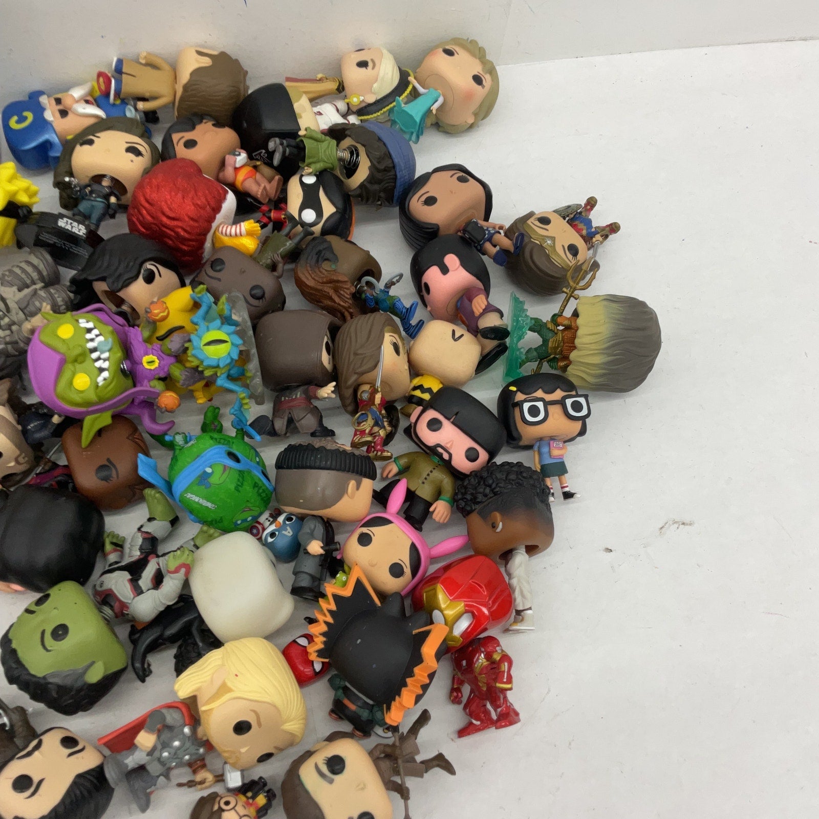 Funko Pop & Other Vinyl Designer Toy Figures Geeky Character 10 lbs Preowned LOT - Warehouse Toys