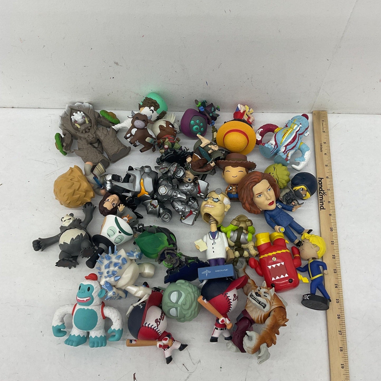 Funko Pop & Other Vinyl Designer Toy Figures Geeky Character 8 lbs Preowned LOT - Warehouse Toys