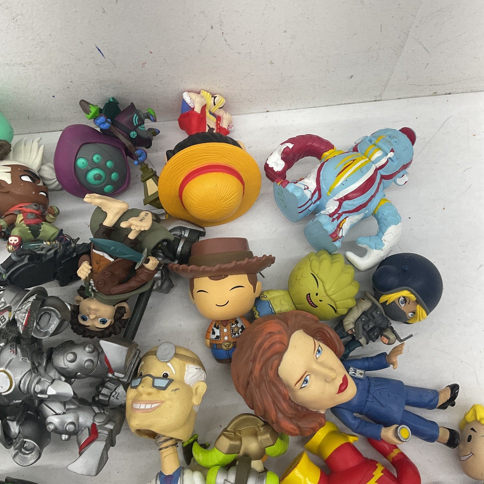 Funko Pop & Other Vinyl Designer Toy Figures Geeky Character 8 lbs Preowned LOT - Warehouse Toys