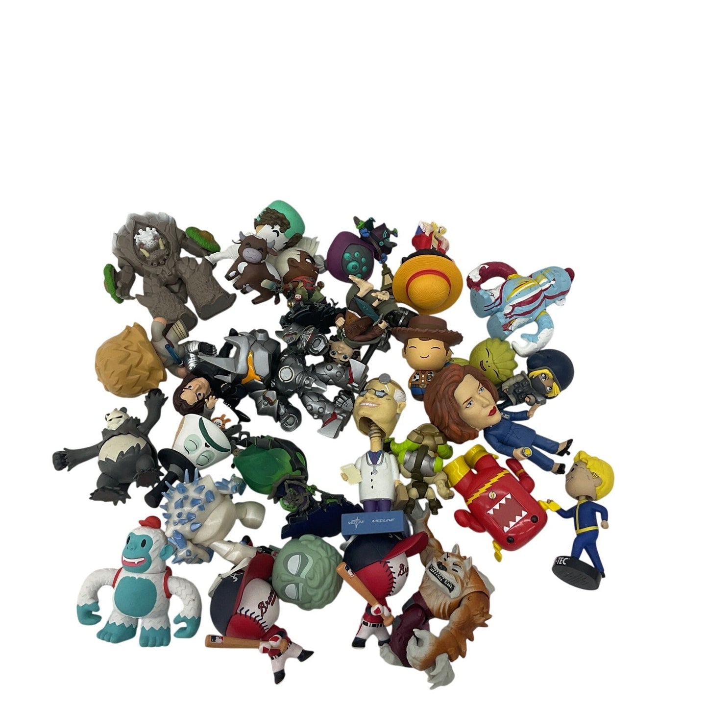 Funko Pop & Other Vinyl Designer Toy Figures Geeky Character 8 lbs Preowned LOT - Warehouse Toys