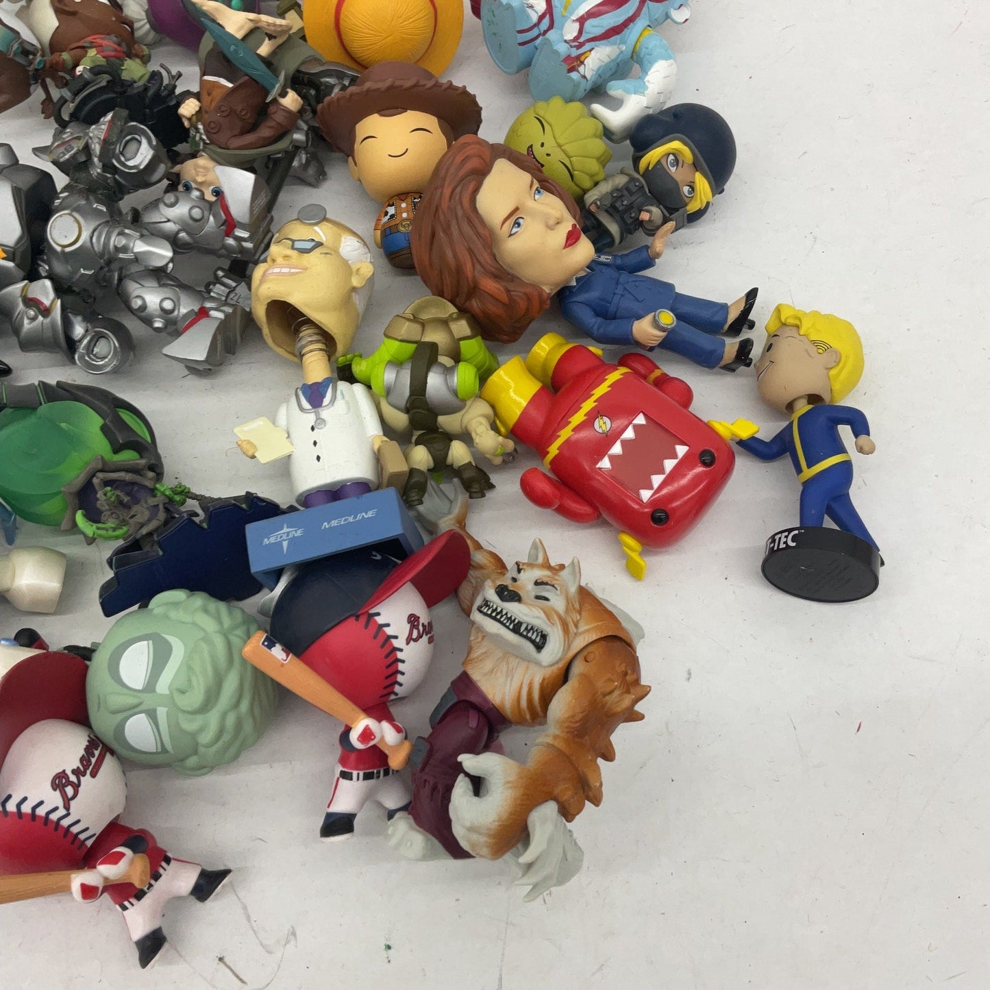 Funko Pop & Other Vinyl Designer Toy Figures Geeky Character 8 lbs Preowned LOT - Warehouse Toys