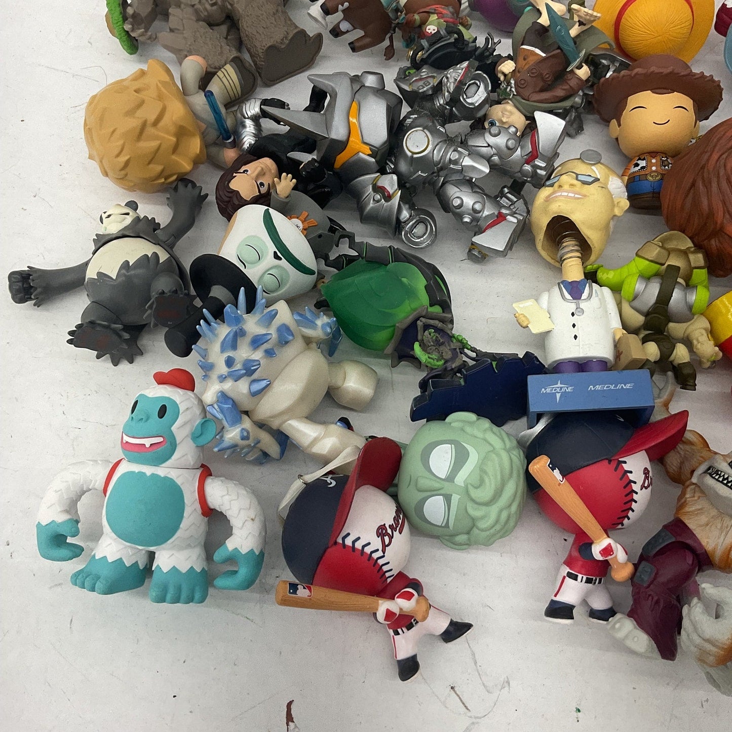 Funko Pop & Other Vinyl Designer Toy Figures Geeky Character 8 lbs Preowned LOT - Warehouse Toys