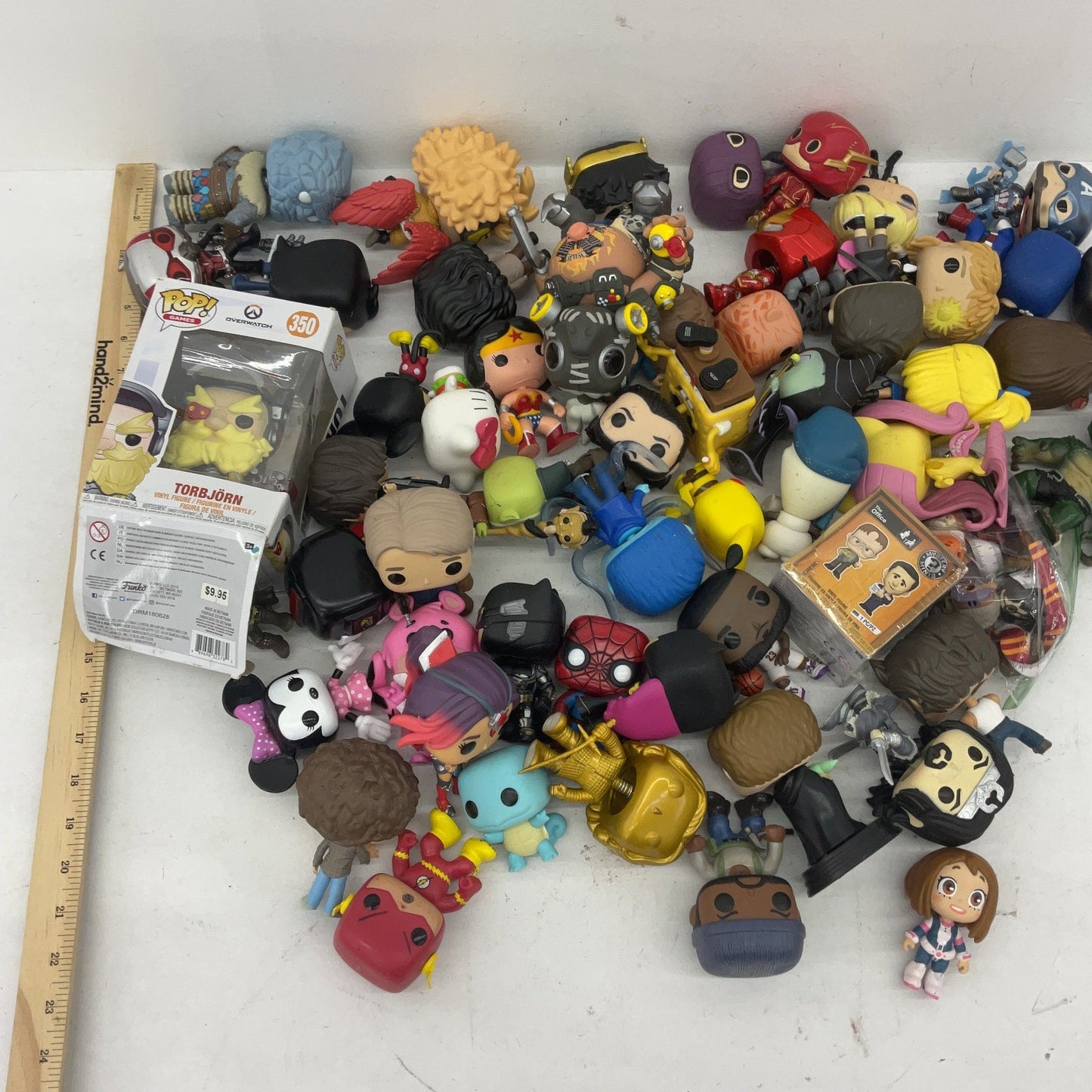 Funko Pop & Other Vinyl Designer Toy Figures Geeky Character Preowned 10 lbs LOT - Warehouse Toys