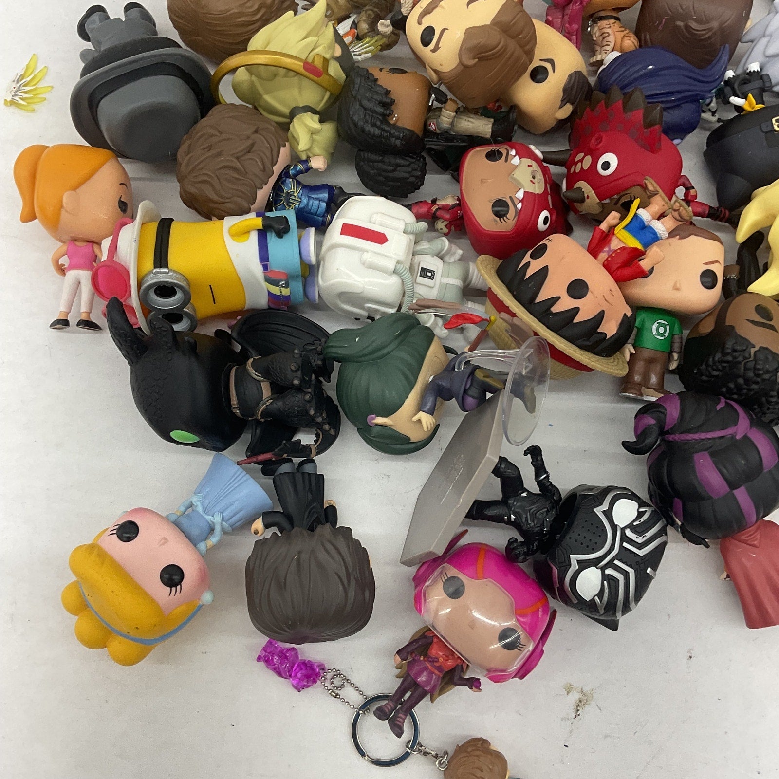 Funko Pop & Other Vinyl Designer Toy Figures Geeky Character Preowned LOT 10 lbs - Warehouse Toys