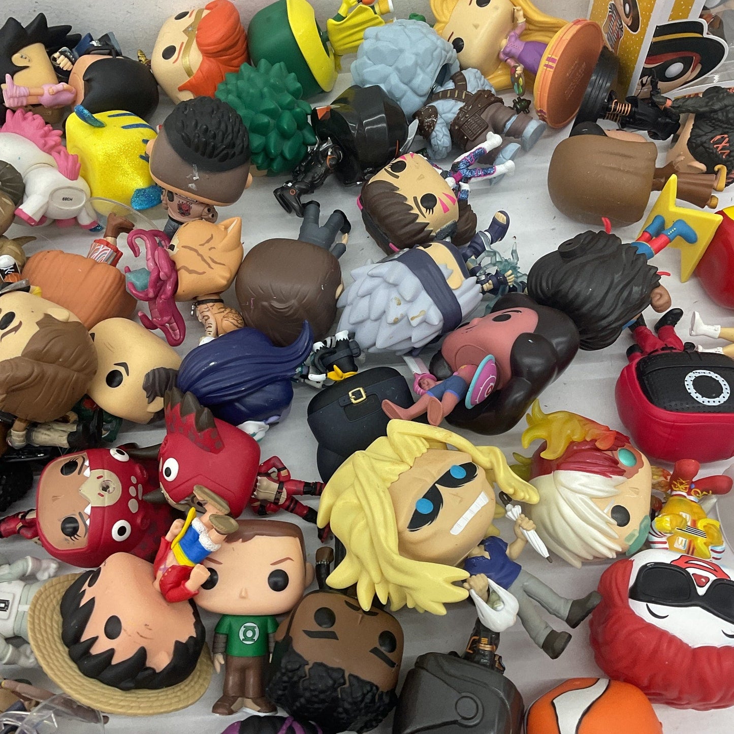 Funko Pop & Other Vinyl Designer Toy Figures Geeky Character Preowned LOT 10 lbs - Warehouse Toys