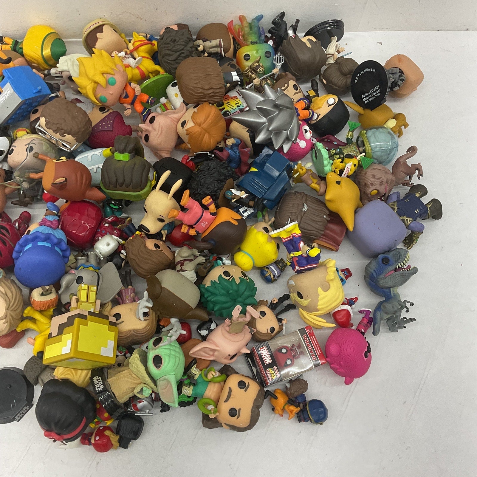 Funko Pop & Other Vinyl Designer Toy Figures Geeky Character Preowned LOT 15 lbs - Warehouse Toys