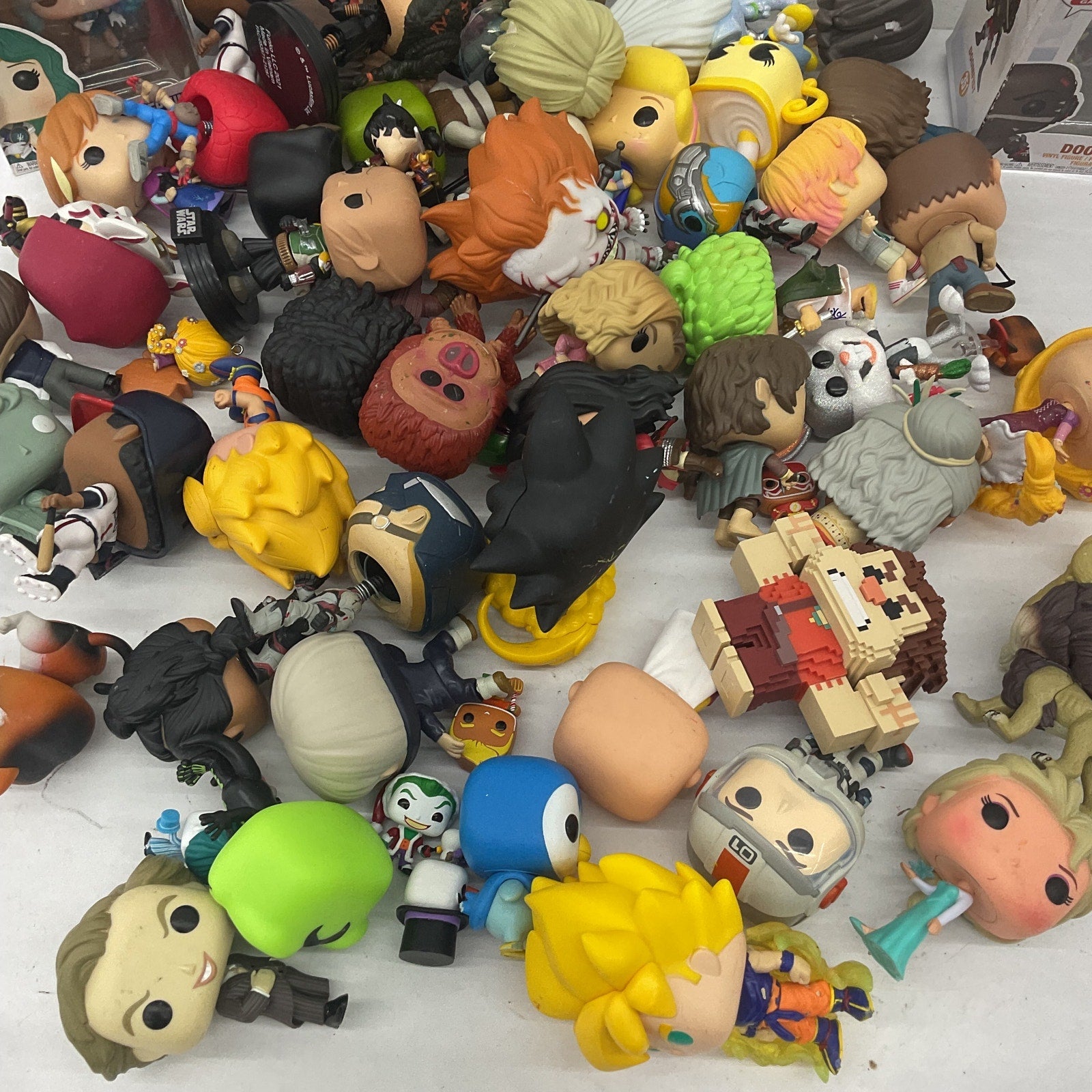 Funko Pop & Others Preowned Mixed LOT 10 lbs Mixed Designer Vinyl Toy Figures - Warehouse Toys