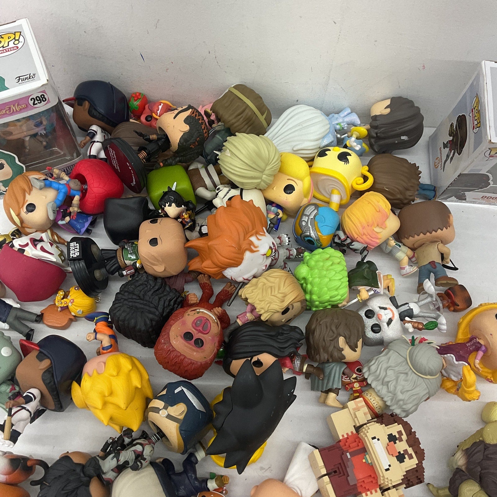 Funko Pop & Others Preowned Mixed LOT 10 lbs Mixed Designer Vinyl Toy Figures - Warehouse Toys