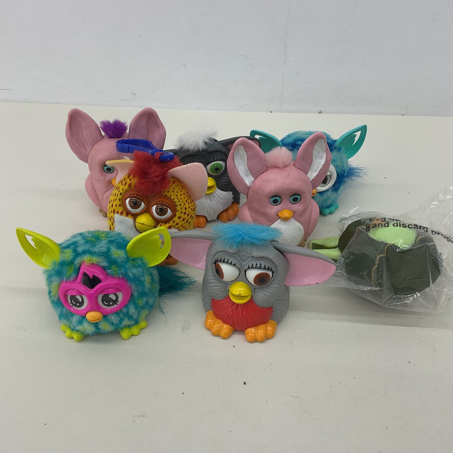 Furby Furbies Happy Meal Toy Figures Figurines Vintage 1990s Alien Toys - Warehouse Toys