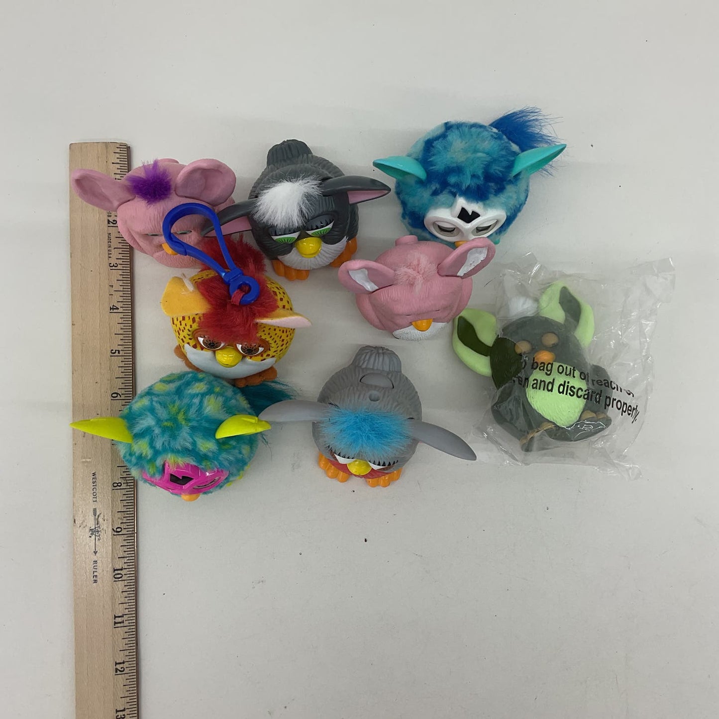 Furby Furbies Happy Meal Toy Figures Figurines Vintage 1990s Alien Toys - Warehouse Toys