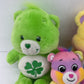 Green Care Bears Stuffed Animal Plush Lot Green Clover Pink Heart - Warehouse Toys