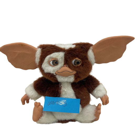 Gremlins Mogwai Brown White Gizmo Plush Doll Electronic UNTESTED - Warehouse Toys