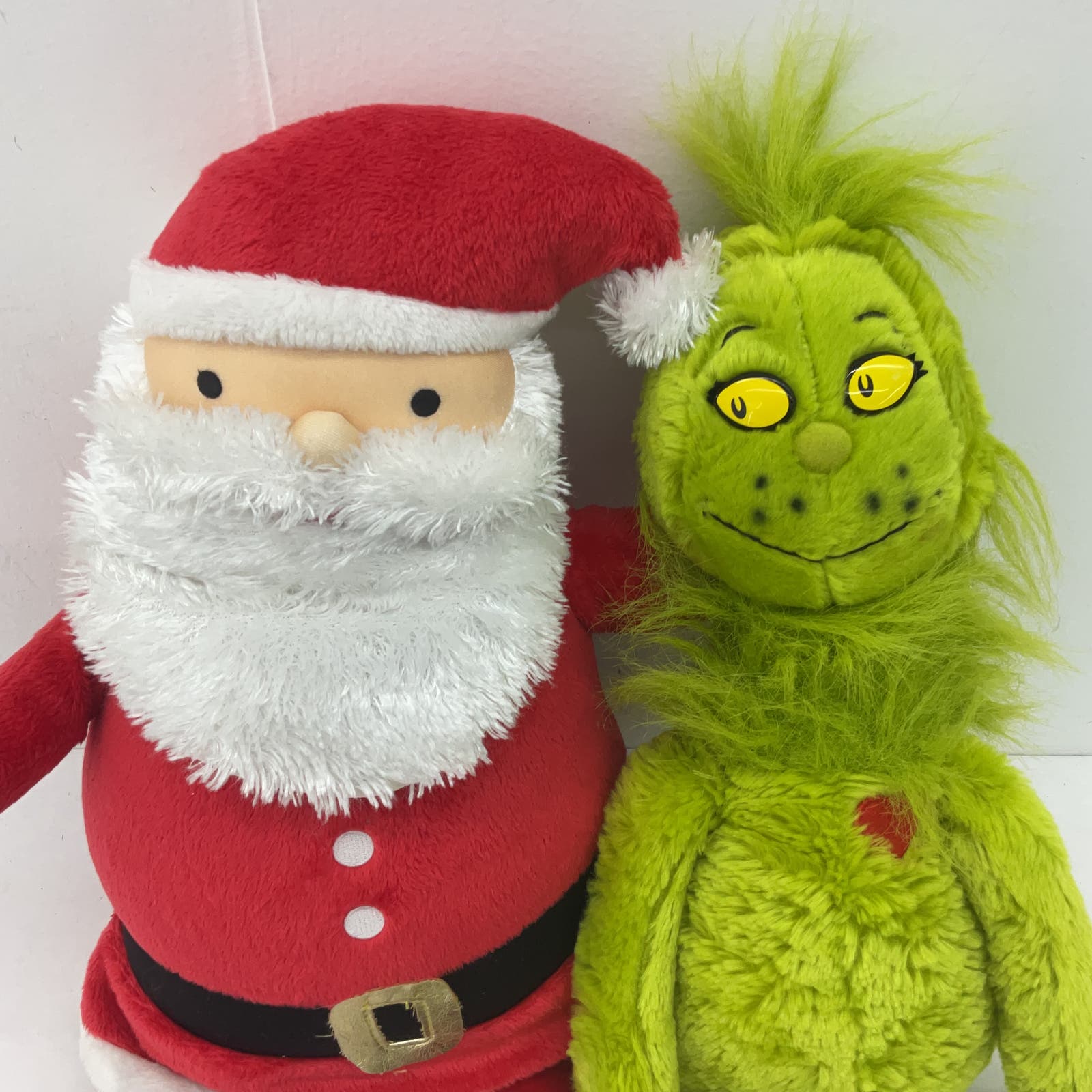 Grinch & Santa Kohls Cares Dr Seuss Plush Stuffed Animals Lot - Warehouse Toys