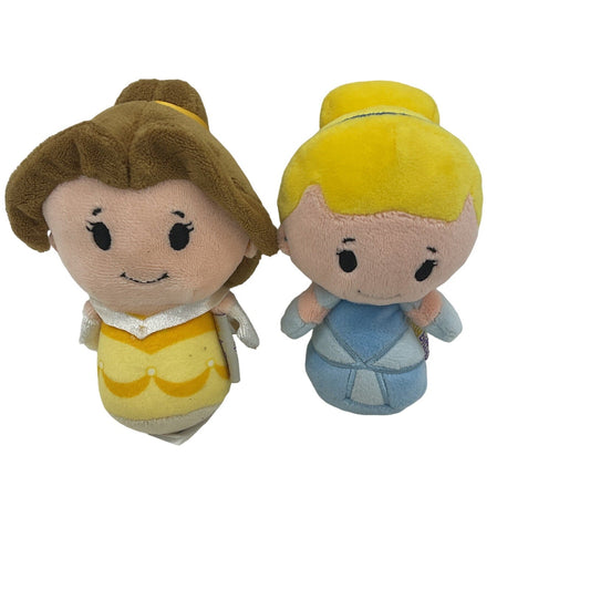 Hallmark Itty Bittys Disney Princesses Belle Beauty & the Beast Cinderella Plush - Warehouse Toys