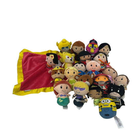 Hallmark Itty Bittys & Others Disney Marvel Sega Mixed Characters Plush LOT - Warehouse Toys