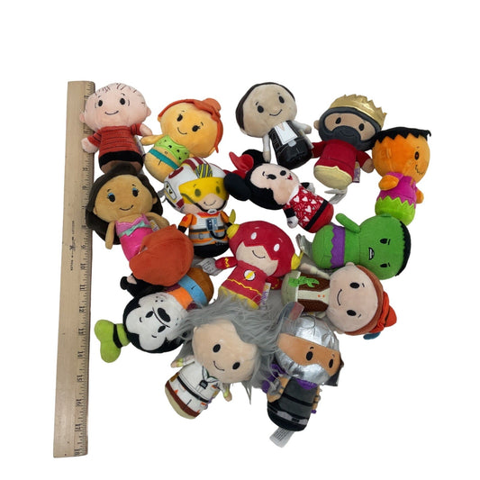 Hallmark Itty Bittys Peanuts Marvel Disney Character Mini Plush Dolls - Warehouse Toys