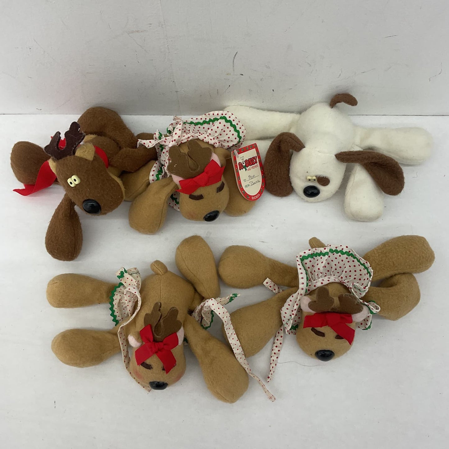 Hallmark Rodney Randy Reindeer Plush Brown Toy 80s Lot Vintage - Warehouse Toys