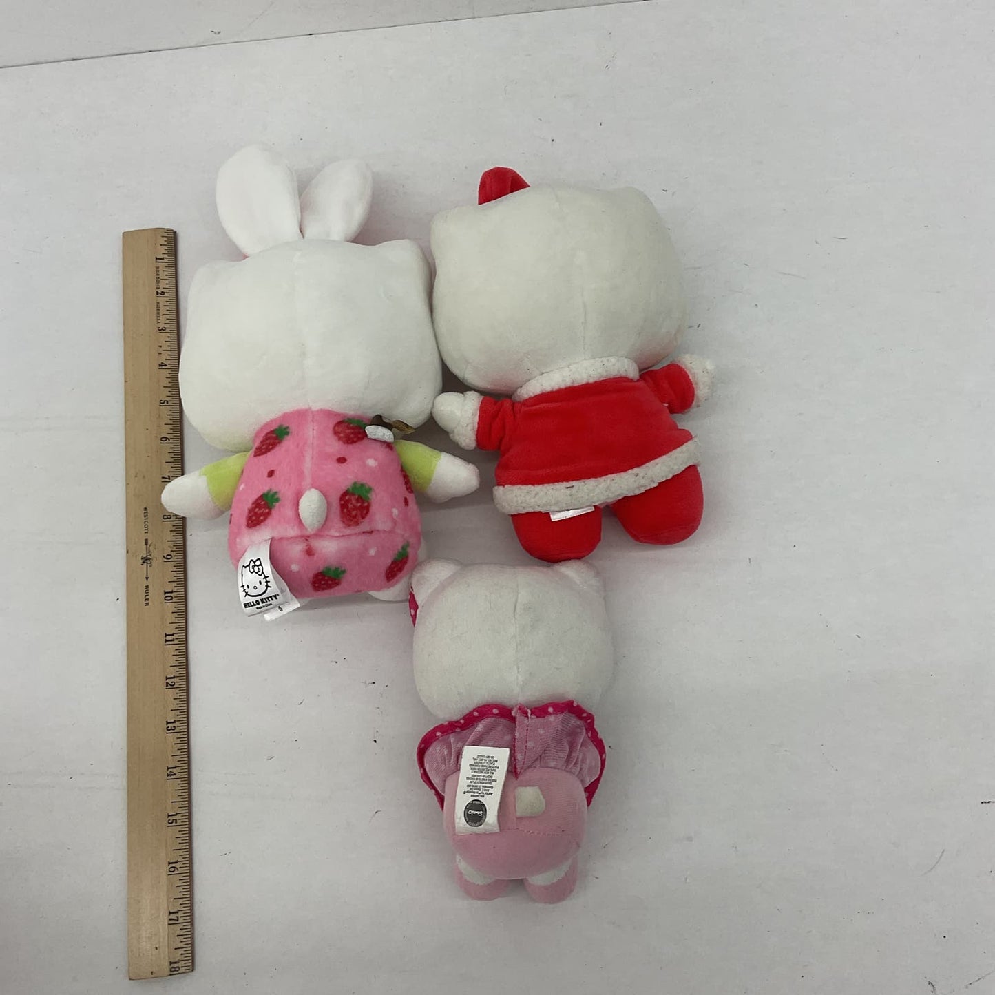 Hello Kitty Sanrio White Cat Pink Red Stuffed Animal - Other Toys & Hobbies - Warehouse Toys