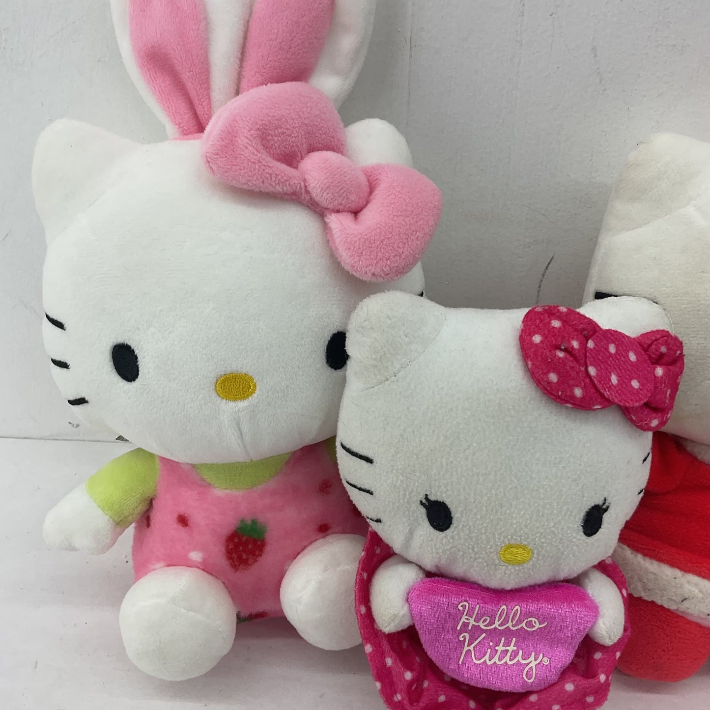 Hello Kitty Sanrio White Cat Pink Red Stuffed Animal - Other Toys & Hobbies - Warehouse Toys