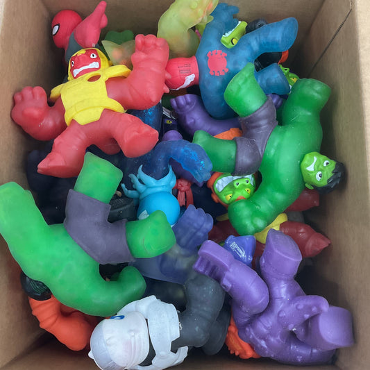 Heroes of Goo Jit Multicolor Stretch Toy Wholesale Lot - Warehouse Toys