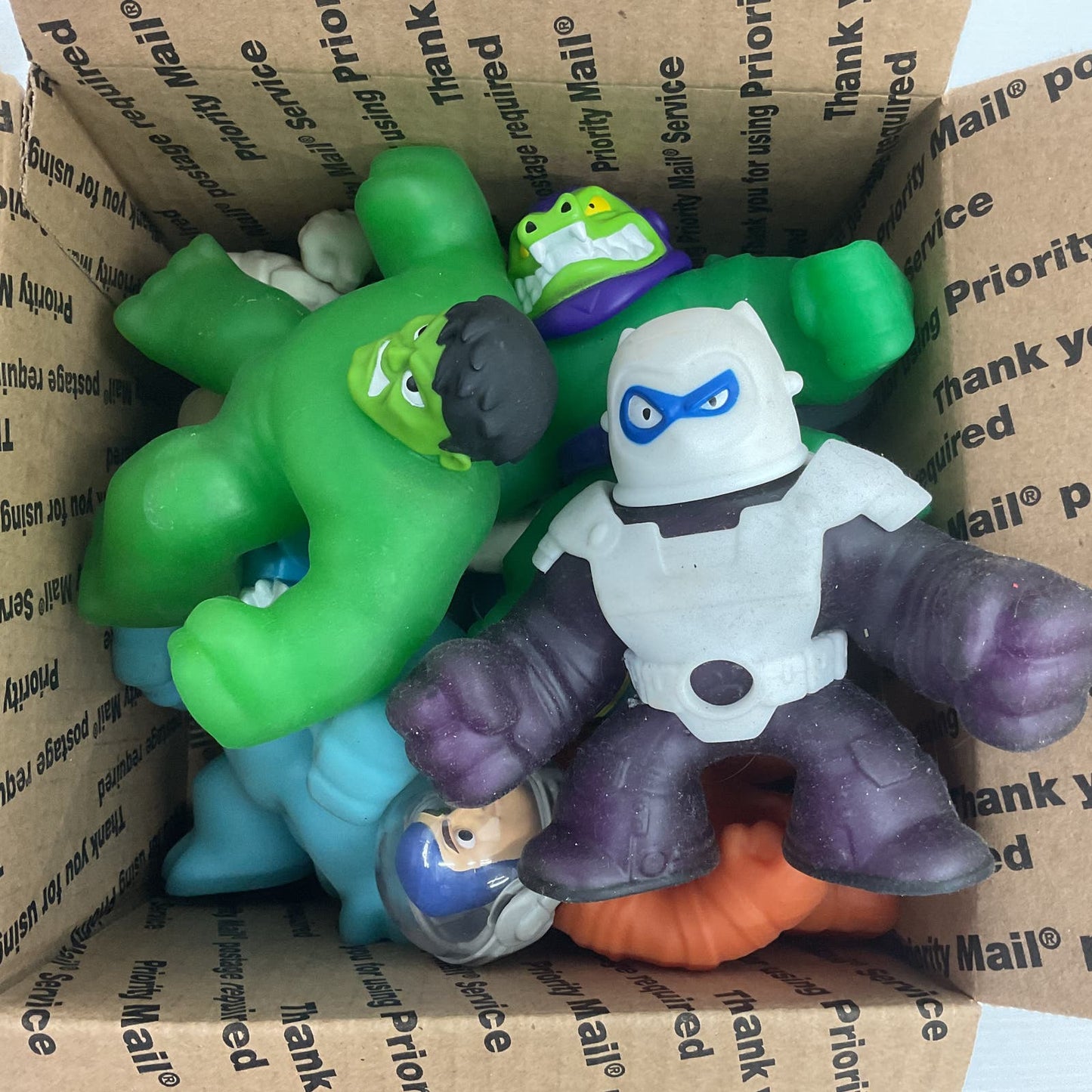 Heroes of Goo Jit Squeezable Toy Lot Hulk Toy Story Buzz Wholesale - Warehouse Toys