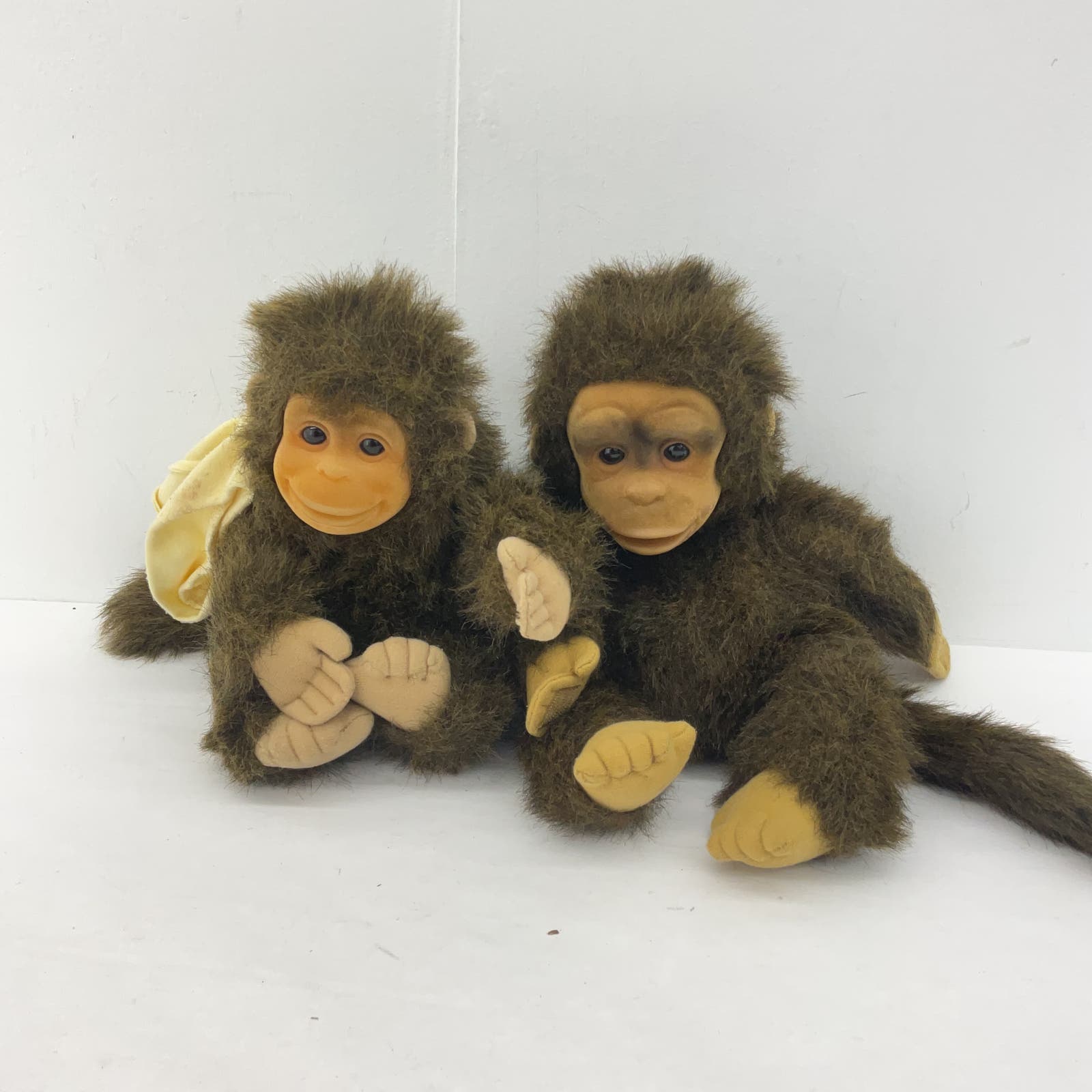 Hosung Brown Stuffed Animal Plush Monkey Toy Lot Vintage 90s - Warehouse Toys