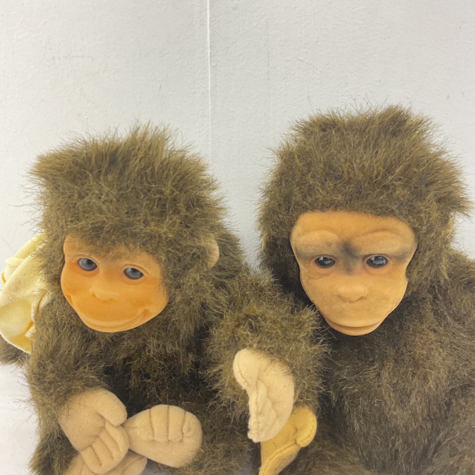 Hosung Brown Stuffed Animal Plush Monkey Toy Lot Vintage 90s - Warehouse Toys