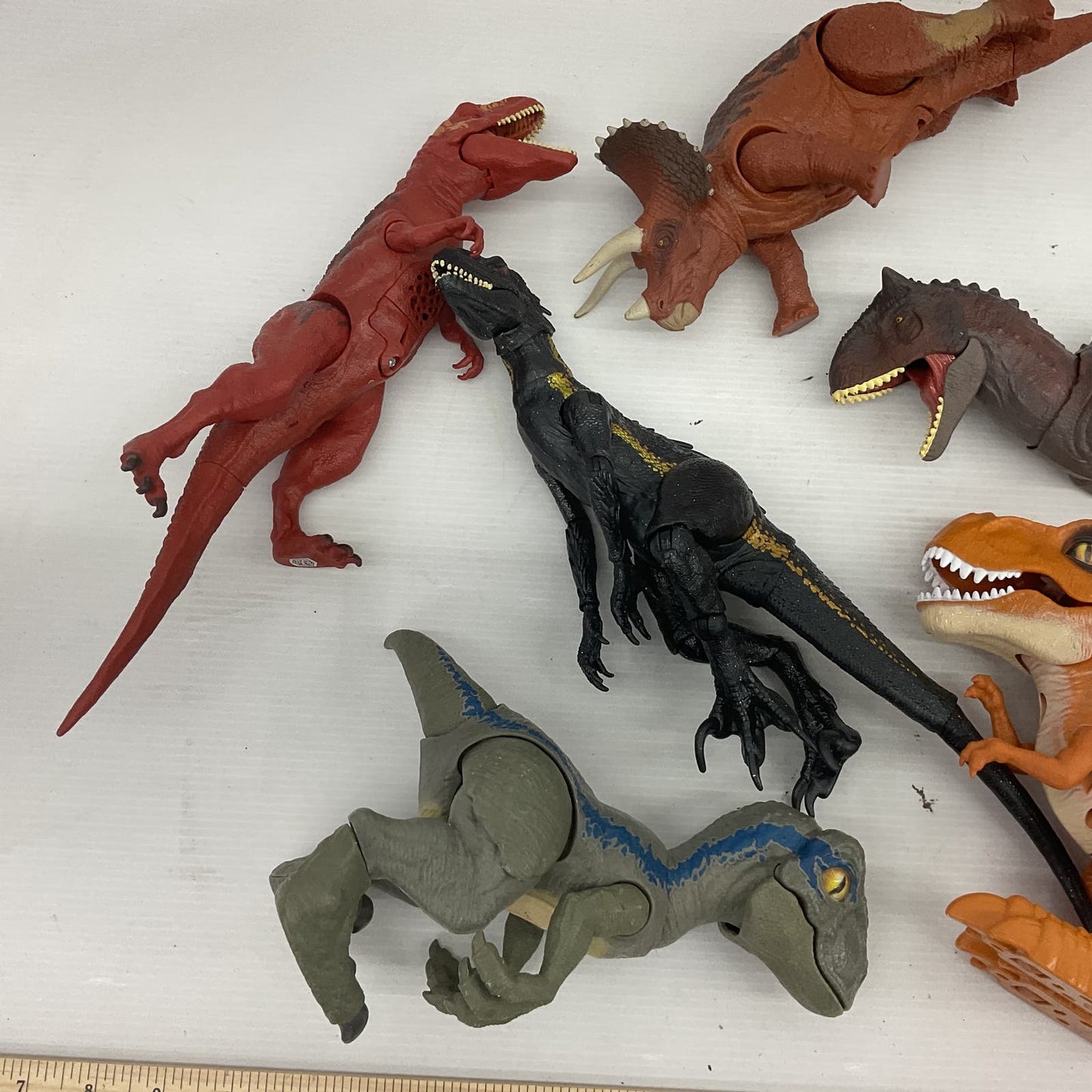 HUGE 24lb LOT Jurassic Park World & Other Dinosaur Action Figures Boy Toys Used - Warehouse Toys