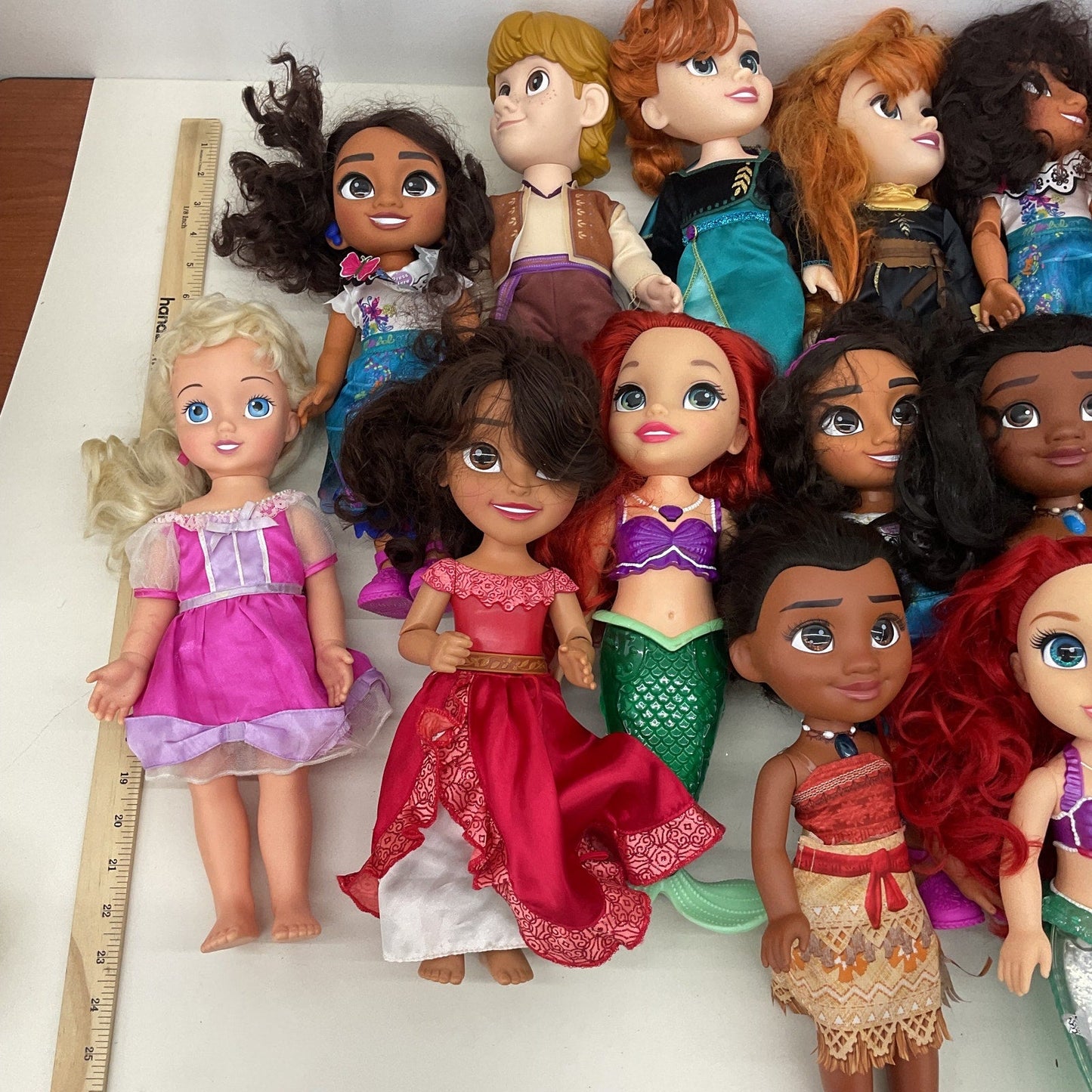 HUGE 27 lbs LOT Disney Princess Baby Play Dolls Preowned Mixed Toys Ariel - Warehouse Toys