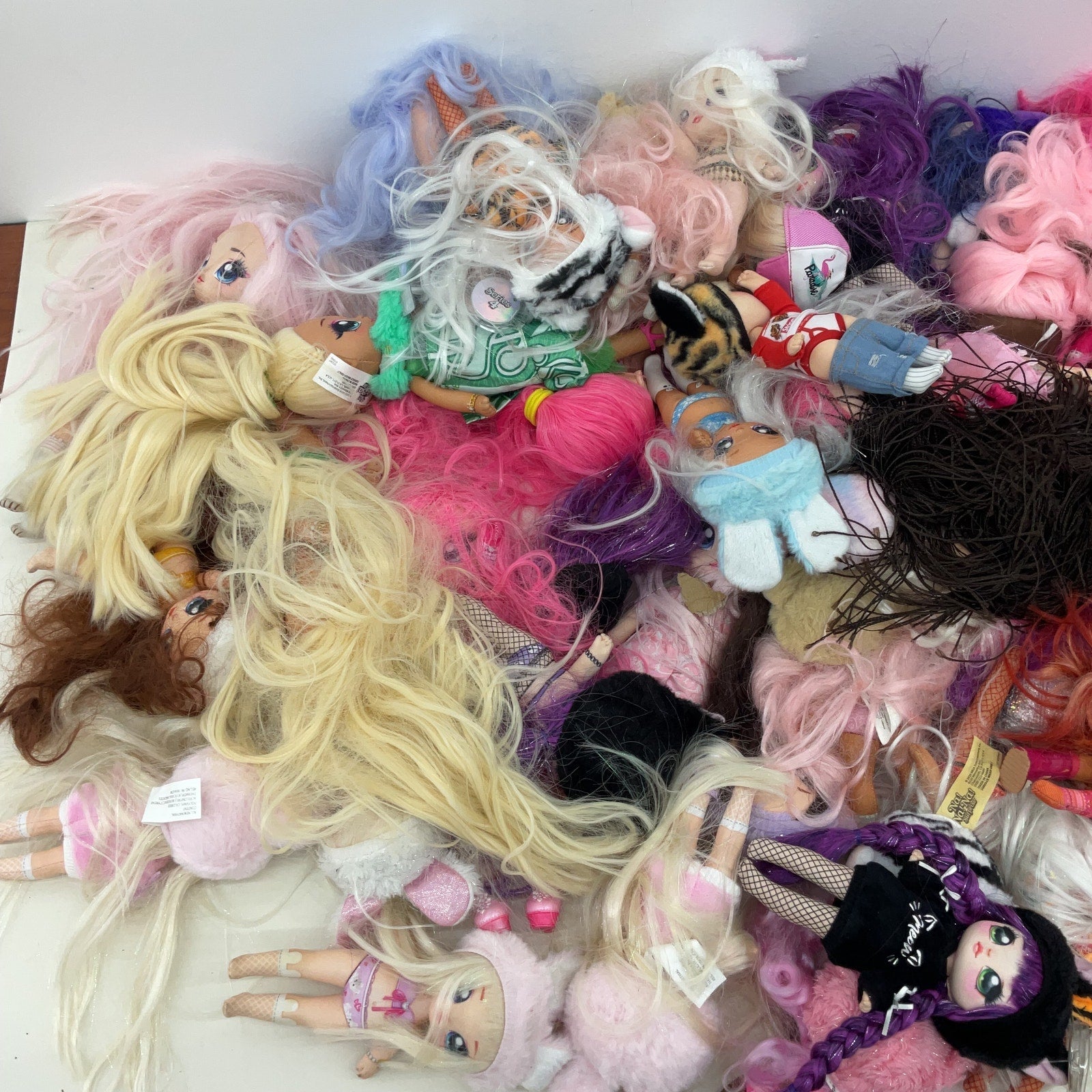 HUGE 38 lbs LOT Naa Naa Surprise Play Dolls & Others Mixed Preowned Toys - Warehouse Toys