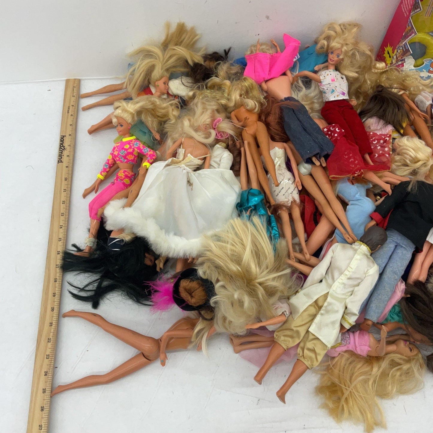 HUGE LOT 17 lbs Vintage Mattel Barbie Ken & Others Fashion Play Dolls Preowned - Warehouse Toys