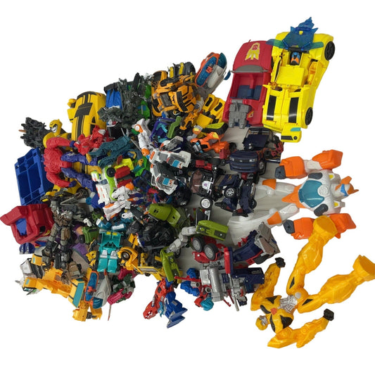 HUGE LOT 24 lbs Transformers Loose Mixed Action Figures Collection Optimus Prime - Warehouse Toys