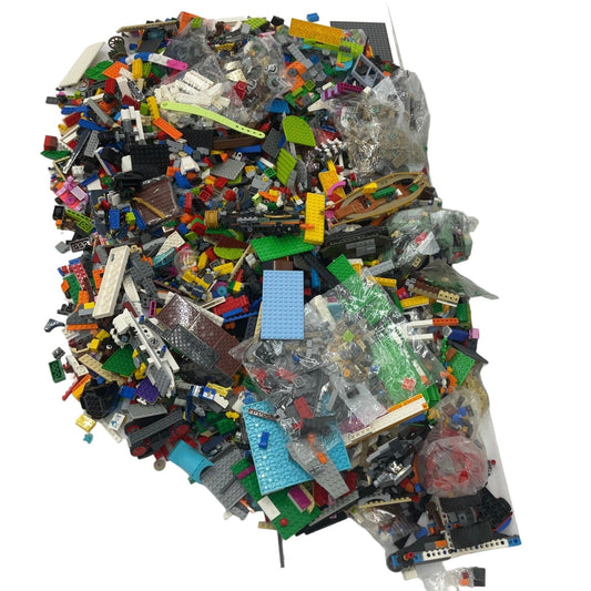 HUGE LOT 25 lbs Assorted Random LEGO & Other Brand Bricks Building Kit Toy Sets - Warehouse Toys