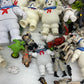 HUGE LOT 25 lbs Ghostbusters Stay Puft Marshmallow Man Action Figures Ecto Car - Warehouse Toys