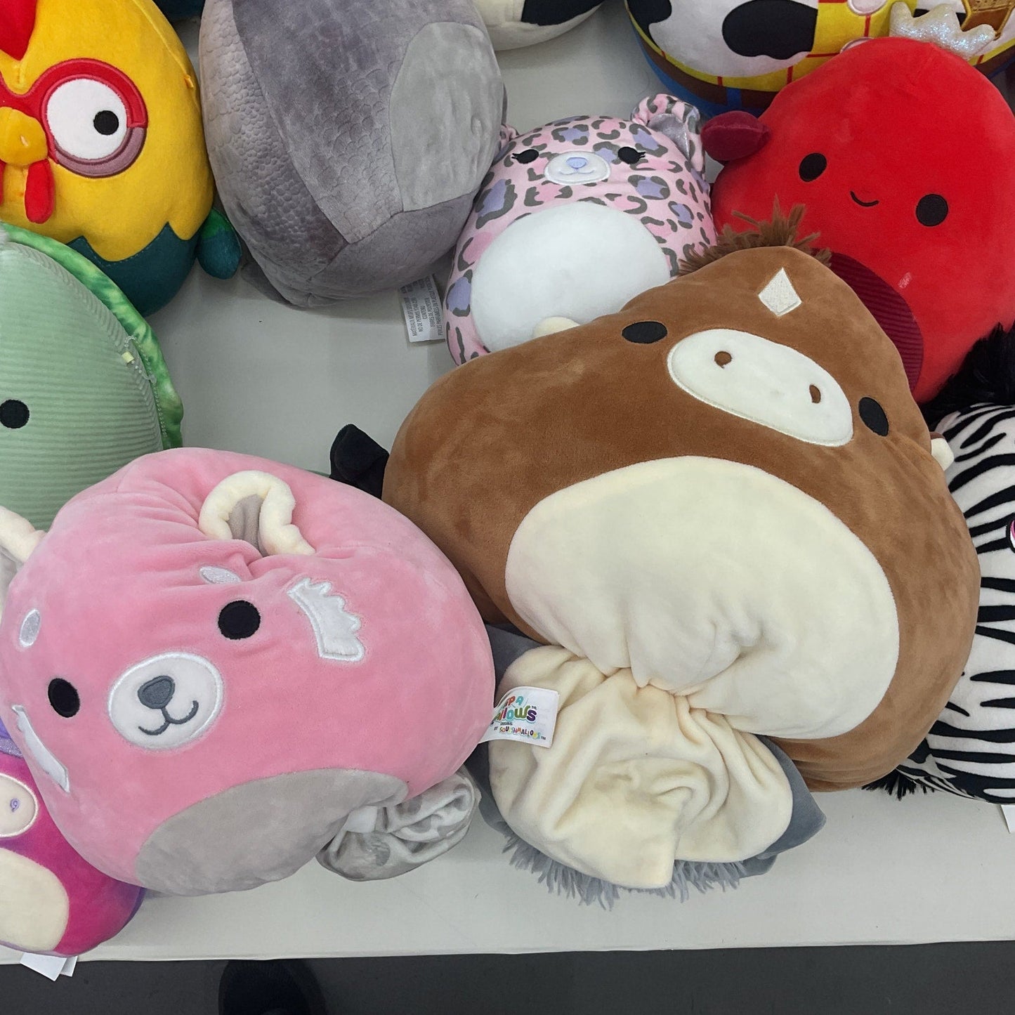 HUGE LOT 26 Various Squishmallows Character Animals Plush Dolls Soft Pillows - Warehouse Toys