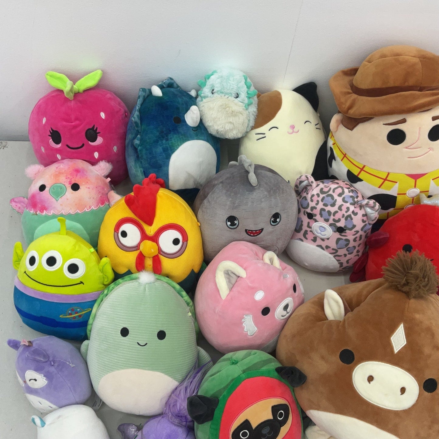 HUGE LOT 26 Various Squishmallows Character Animals Plush Dolls Soft Pillows - Warehouse Toys