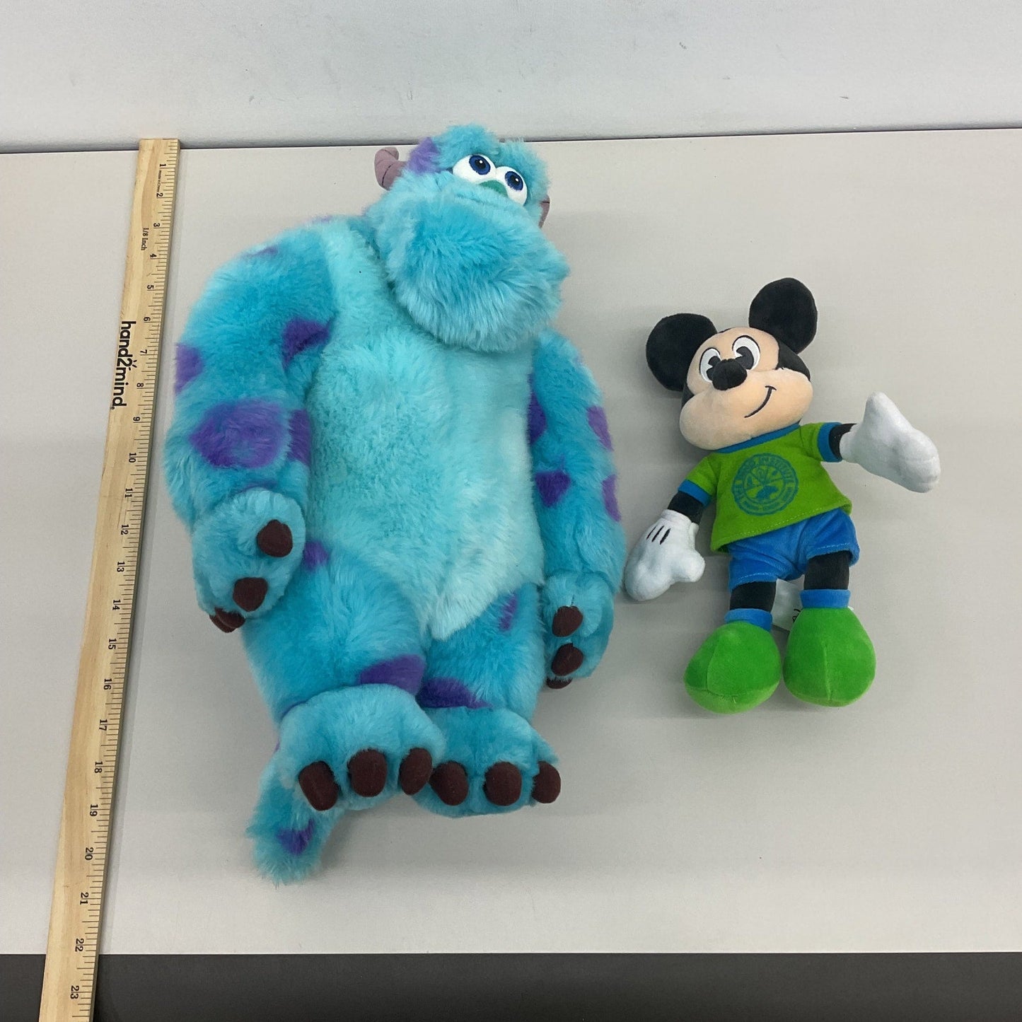 HUGE LOT Disney 11 lbs Character Plush Doll LOT Pixar Pooh Monsters Inc Mickey - Warehouse Toys